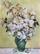 Vincent Van Gogh Vase of Roses oil painting picture wholesale